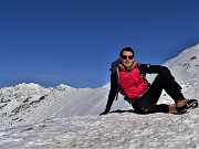 25 Bella vista sulla affilata cresta innevata per Cima Grem